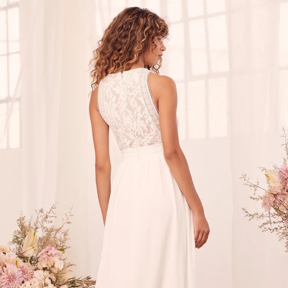 Medium White Maxi Dress from Lulus